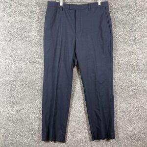 Banana Republic Pants Mens 36x62 Blue Marzotto Slim Wool Italian Fabric Luxury